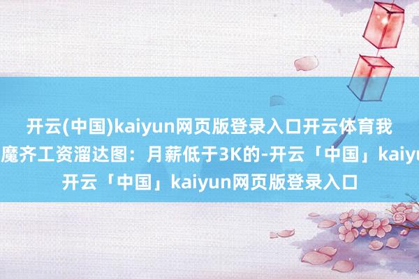开云(中国)kaiyun网页版登录入口开云体育我看网精好意思传的魔齐工资溜达图:月薪低于3K的-开云「中国」kaiyun网页版登录入口